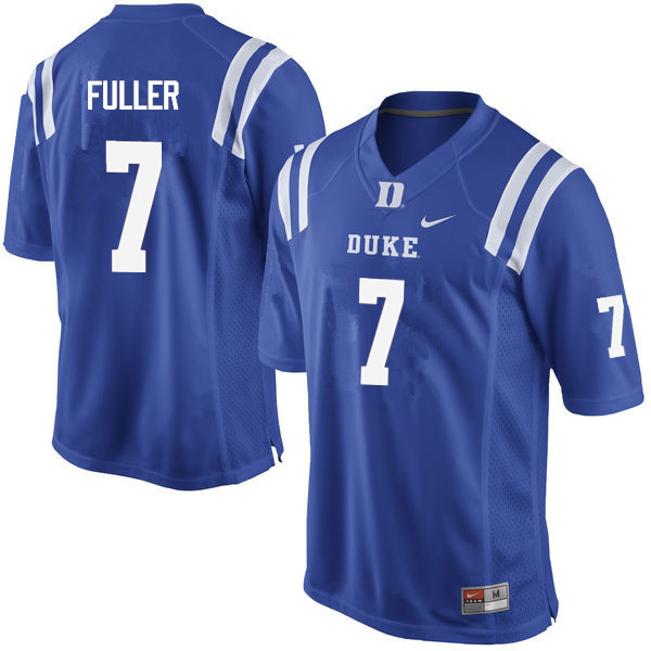 Duke Blue Devils #7 Keyston Fuller College Football Jerseys Sale-Blue